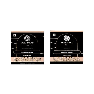 blendart rose white tea bags  blossom blush tea  darjeeling white tea  combo pack of 2 15 tea bags each