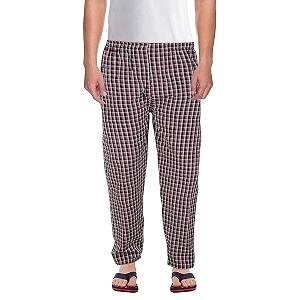 Blended Mens Cotton Checkered Printed Pyjama Pajamas