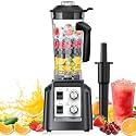 Blender, 68Oz. Countertop Blenders with 20Oz. Grinder, 28000 RPM Kitchen Blender for Smoothies, Ice Crushing, Frozen Fruits, Self-Cleaning, Speed Adjustabl, Black