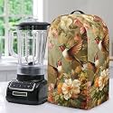 Blender Dust Cover for Kitchen Small Appliance Decor, Vintage Flower Hummingbird Anti Fingerprint Oil-proof Dust Protection Stand Mixer Juicer Soy Milk Machine Covers