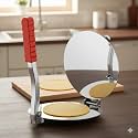 Blendura Stainless Steel Puri Press Machine with Easy Grip Handle, Manual Papad, Khakhra, Chapati & Roti Maker for Home Kitchen