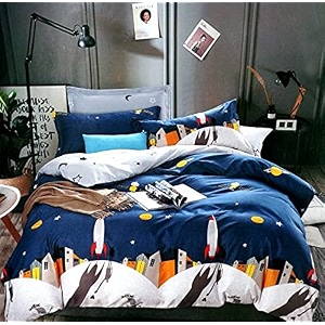 glace cotton single bed reversable babies amp kids comforter200 gsmsize-60x90 inches rockets