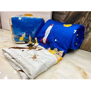 glace cotton single bed reversable babies amp kids comforter200 gsmsize-60x90 inches space