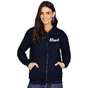 Blessed Printed Womens Full Sleeve Cotton Zipper