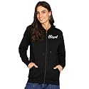 Blessed Printed Womens Full Sleeve Cotton Zipper