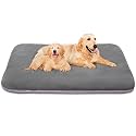 Blessing Magic Dog Extra Large Dog Bed Orthopedic Pet Beds Jumbo Crate Pad Mat Washable Anti Slip Bottam Dog Sleeping Mattress with Removable Cover (Gray, M)