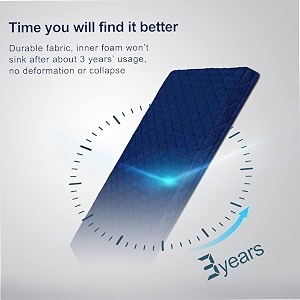 magic dog extra large dog bed orthopedic pet beds jumbo crate pad mat washable anti slip bottam dog sleeping mattress with removable cover d navy m