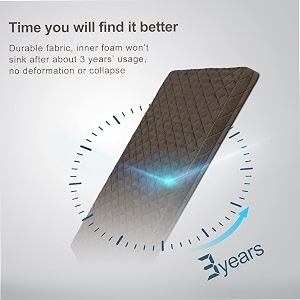 magic dog extra large dog bed orthopedic pet beds jumbo crate pad mat washable anti slip bottam dog sleeping mattress with removable cover brown m