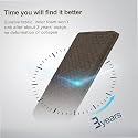 Magic Dog Extra Large Dog Bed Orthopedic Pet Beds Jumbo Crate Pad Mat Washable Anti Slip Bottam Dog Sleeping Mattress with Removable Cover (Brown, L)