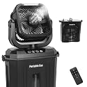 blessny Portable Oscillating Misting Fan with 12L Water Bucket