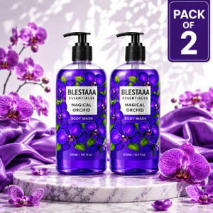 blestaaa essentialss magical orchid body wash for soft fresh  beautifully fragranced all skin