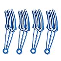 Blind Cleaner Duster Tool, Fan Blade Cleaner, Air Duct Cleaning Tools, Blue Window Blinds Cleaner with Microfiber Sleeve for Fans, Window Blinds, Vents, Shutters…(4 Pack -Superio)