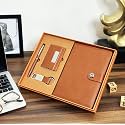 The Bling Stores 4 in 1 Corporate Gift Set which includes Diary,Keychian,cardholder&amp; Metal Pen. Gift Set On Rakhi, employee of the month, Corporate Gift for Clients.