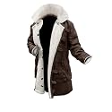 Blingsoul Real Lambskin Swedish Bomber Coat - Sherpa Lined Leather Jacket Fur Coats