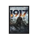 BLINKART 1917 (2019) Movie Poster Frame 8x12 Inch | Premium 300 GSM Paper Wall Print | Vintage Film Artwork for Home, Bedroom, Living Room, Office | Framed Photo Decor