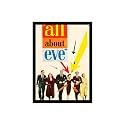 BLINKART All About Eve (1950) Movie Poster Frame 12x18 Inch | Premium 300 GSM Paper Wall Print | Vintage Film Artwork for Home, Bedroom, Living Room, Office | Framed Photo Decor