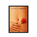 BLINKART American Beauty (1999) Movie Poster Frame 8x12 Inch | Premium 300 GSM Paper Wall Print | Vintage Film Artwork for Home, Bedroom, Living Room, Office | Framed Photo Decor