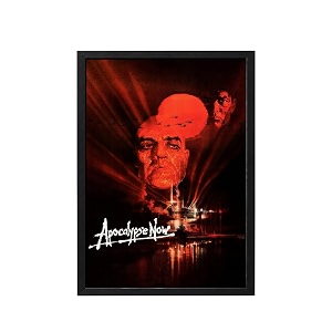 blinkart apocalypse now 1979 movie poster frame 8x12 inch  premium 300 gsm paper wall print  vintage film artwork for home bedroom living room office  framed photo decor