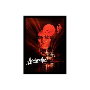 blinkart apocalypse now 1979 movie poster frame 12x18 inch  premium 300 gsm paper wall print  vintage film artwork for home bedroom living room office  framed photo decor
