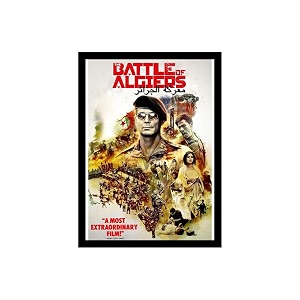 blinkart the battle of algiers1966 movie poster frame 8x12 inch  premium 300 gsm paper wall print  vintage film artwork for home bedroom living room office  framed photo decor