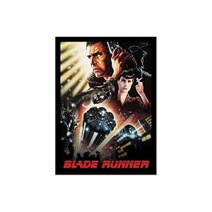 blinkart blade runner 1982 movie poster frame 8x12 inch  premium 300 gsm paper wall print  vintage film artwork for home bedroom living room office  framed photo decor