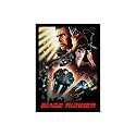 BLINKART Blade Runner (1982) Movie Poster Frame 8x12 Inch | Premium 300 GSM Paper Wall Print | Vintage Film Artwork for Home, Bedroom, Living Room, Office | Framed Photo Decor
