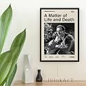 BLINKART No Country For Old Men (2007) Movie Poster Frame 12x18 Inch | Premium 300 GSM Paper Wall Print | Vintage Film Artwork for Home, Bedroom, Living Room, Office | Framed Photo Decor