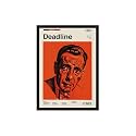 BLINKART Deadline Wall Movie Poster Frame 8x12 Inch | Premium 300 GSM Paper Wall Print | Mid Century Vintage Film Artwork for Home, Bedroom, Living Room, Office | Framed Photo Decor