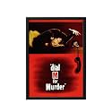BLINKART Dial M For Murder (1954) Movie Poster Frame 8x12 Inch | Premium 300 GSM Paper Wall Print | Vintage Film Artwork for Home, Bedroom, Living Room, Office | Framed Photo Decor