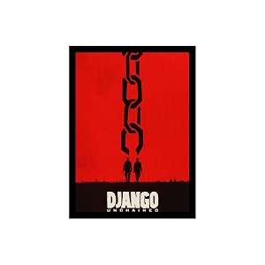 blinkart django unchained 2012 movie poster frame 12x18 inch  premium 300 gsm paper wall print  vintage film artwork for home bedroom living room office  framed photo decor