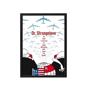 blinkart dr strangelove1964 movie poster frame 8x12 inch  premium 300 gsm paper wall print  vintage film artwork for home bedroom living room office  framed photo decor