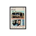 BLINKART Duel Wall Art Movie Poster Frame 8x12 Inch | Premium 300 GSM Paper Wall Print | Mid Century Vintage Film Artwork for Home, Bedroom, Living Room, Office | Framed Photo Decor