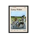BLINKART Easy Rider Wall Movie Poster Frame 8x12 Inch | Premium 300 GSM Paper Wall Print | Mid Century Vintage Film Artwork for Home, Bedroom, Living Room, Office | Framed Photo Decor
