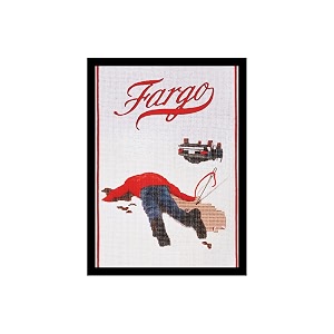 blinkart fargo 1996 movie poster frame 12x18 inch  premium 300 gsm paper wall print  vintage film artwork for home bedroom living room office  framed photo decor