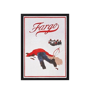 blinkart fargo 1996 movie poster frame 8x12 inch  premium 300 gsm paper wall print  vintage film artwork for home bedroom living room office  framed photo decor