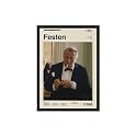 BLINKART Festen The Celebration Movie Poster Frame 12x18 Inch | Premium 300 GSM Paper Wall Print | Mid Century Vintage Film Artwork for Home, Bedroom, Living Room, Office | Framed Photo Decor