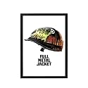 BLINKART Full Metal Jacket (1987) Movie Poster Frame 8x12 Inch | Premium 300 GSM Paper Wall Print | Vintage Film Artwork for Home, Bedroom, Living Room, Office | Framed Photo Decor