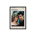 BLINKART Grease 1978 Movie Poster Frame 8x12