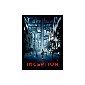 blinkart inception 2010 movie poster frame 12x18 inch  premium 300 gsm paper wall print  vintage film artwork for home bedroom living room office  framed photo decor
