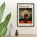 BLINKART Knives Out Movie Poster Frame 8x12