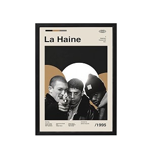 BLINKART La Haine Movie Poster Frame 8x12