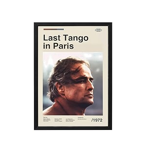 BLINKART Last Tanngo In Paris Movie Poster