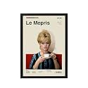 BLINKART Le Meprise Midcentury Movie Poster Frame