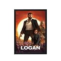 BLINKART Logan (2017) Movie Poster Frame 8x12 Inch | Premium 300 GSM Paper Wall Print | Vintage Film Artwork for Home, Bedroom, Living Room, Office | Framed Photo Decor