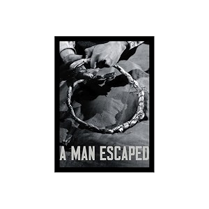 blinkart a man escaped 1956 movie poster frame 12x18 inch  premium 300 gsm paper wall print  vintage film artwork for home bedroom living room office  framed photo decor