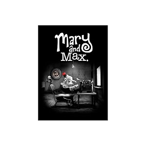 blinkart mary and max 2009 movie poster frame 12x18 inch  premium 300 gsm paper wall print  vintage film artwork for home bedroom living room office  framed photo decor