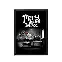 BLINKART Mary And Max (2009) Movie Poster Frame 8x12 Inch | Premium 300 GSM Paper Wall Print | Vintage Film Artwork for Home, Bedroom, Living Room, Office | Framed Photo Decor