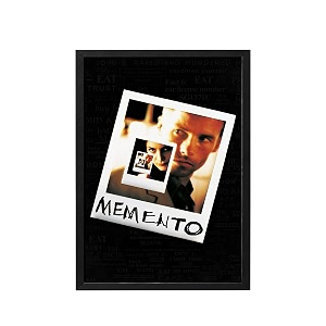 blinkart memento 2000 movie poster frame 8x12 inch  premium 300 gsm paper wall print  vintage film artwork for home bedroom living room office  framed photo decor