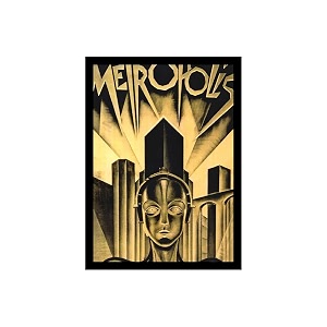 blinkart metropolis 1927 movie poster frame 12x18 inch  premium 300 gsm paper wall print  vintage film artwork for home bedroom living room office  framed photo decor