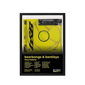 BLINKART Post Malone- beerbongs bentleys Wall